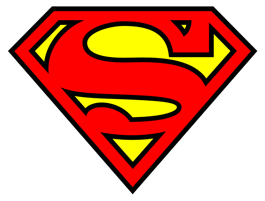 Logo de Superman en vectores Logo de Superman en vectores
