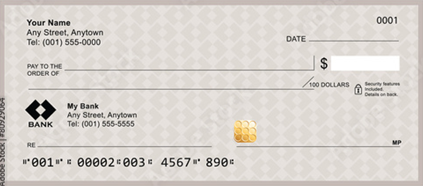 Blank Check Templates in Various Formats (Word, PDF, Excel)
