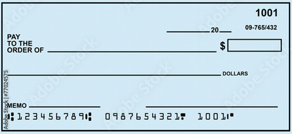 Blank Check Templates in Various Formats (Word, PDF, Excel)