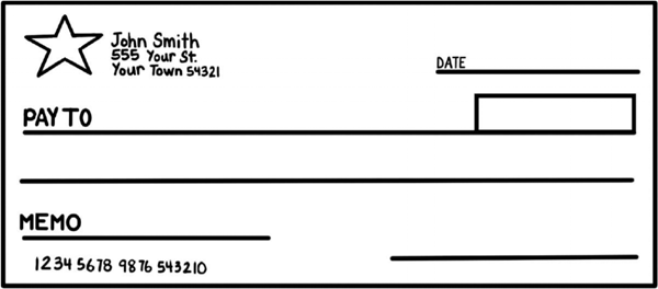 Printable Blank Check Templates in Various Formats (PDF,Excel)