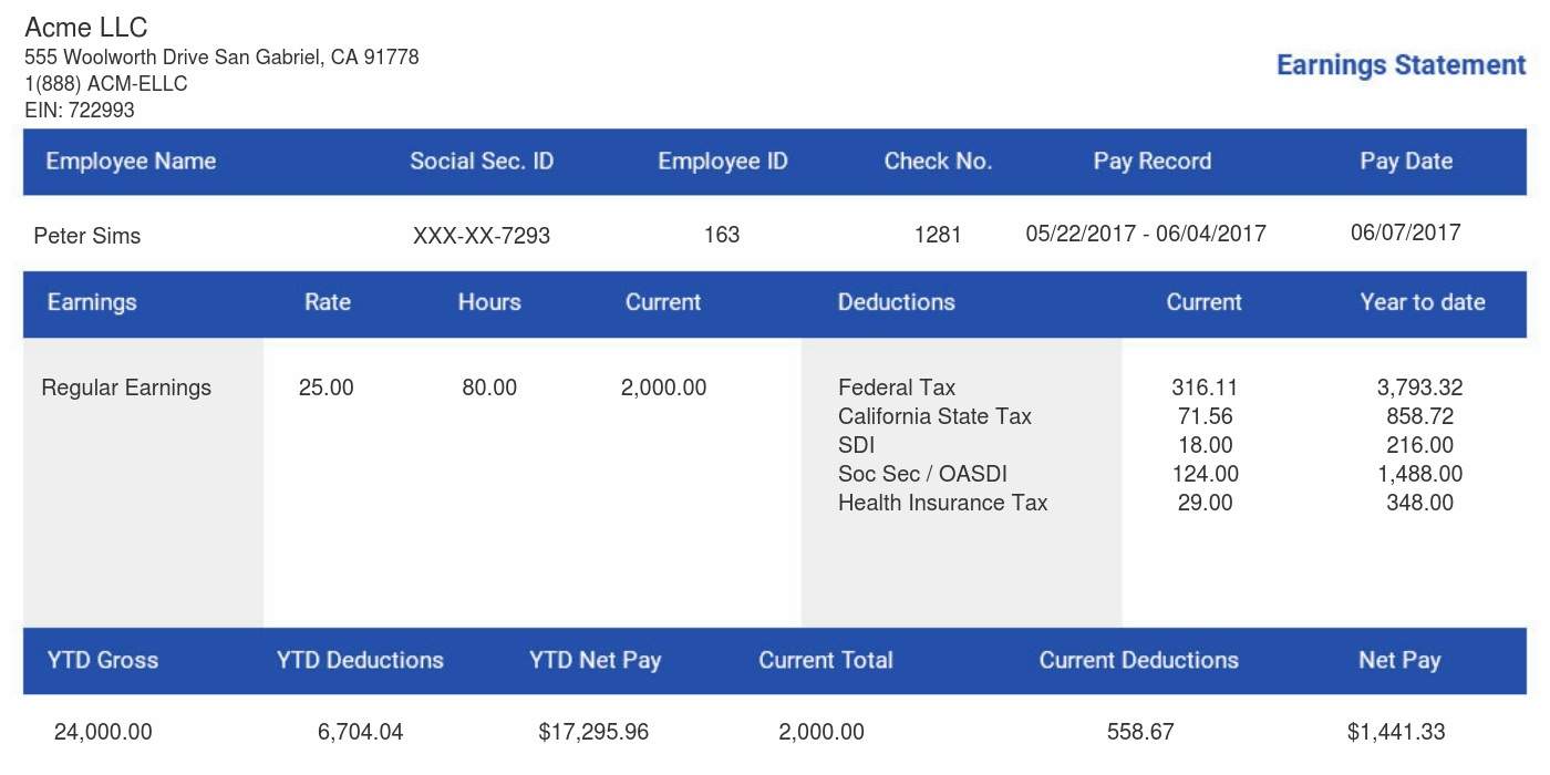 10+ Best Payroll Check Templates for Free