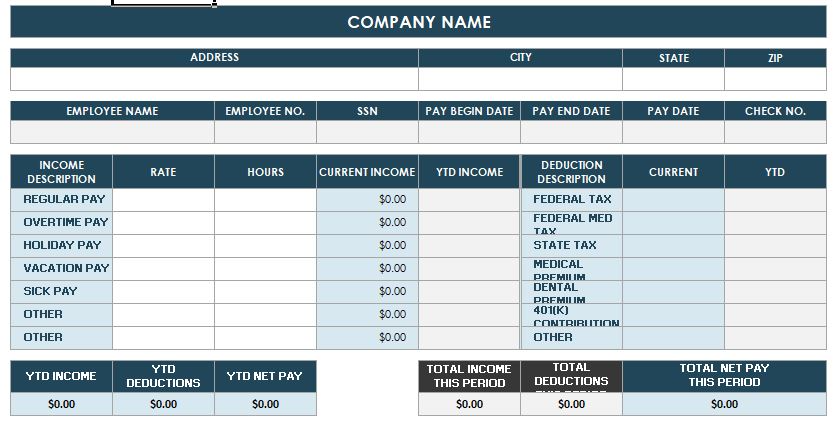 10+ Best Payroll Check Templates for Free