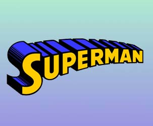 Superman Name Logo