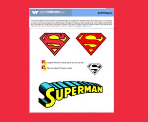 Free Vector Superman Logo Templates